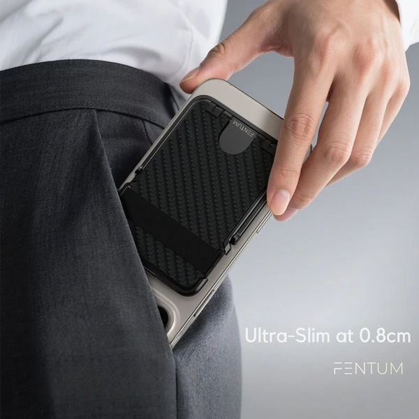 MagLock Carbon Wallet Holder